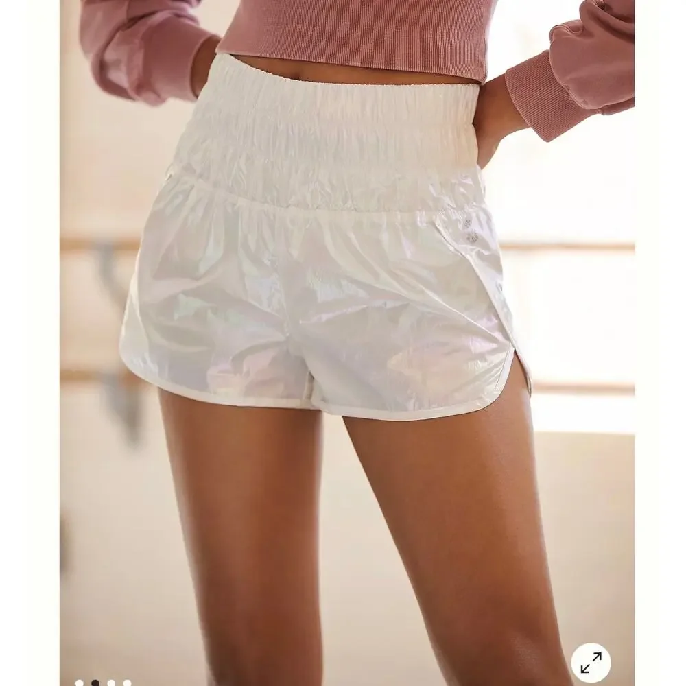 Free People Movement The Way Home SHINE shorts size small